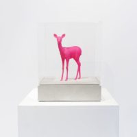 Bambi statue Pink (small)