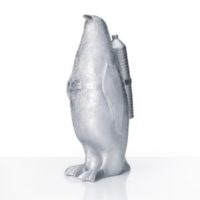 Cloned Penguin with waterbottle – Silver