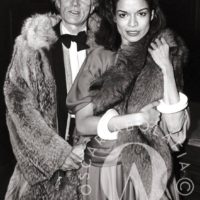 Andy Warhol and Bianca Jagger