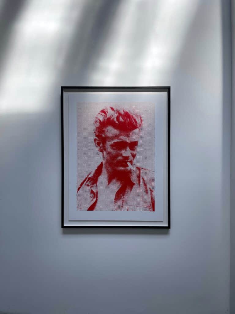 James Dean – Red and White