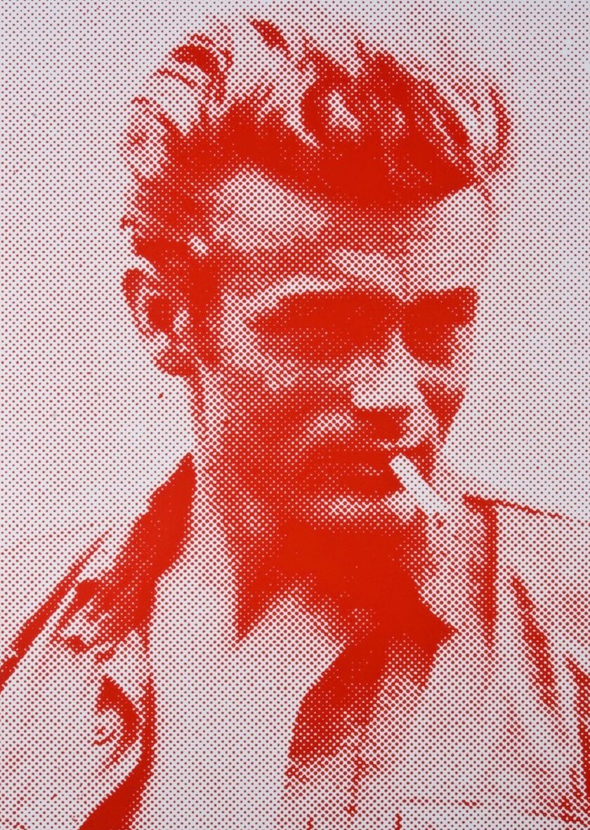 James Dean – Red and White
