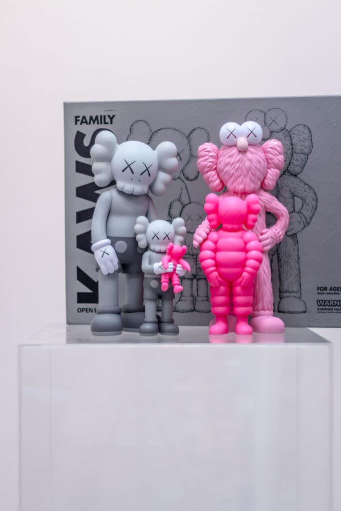KAWS Family – grey/pink