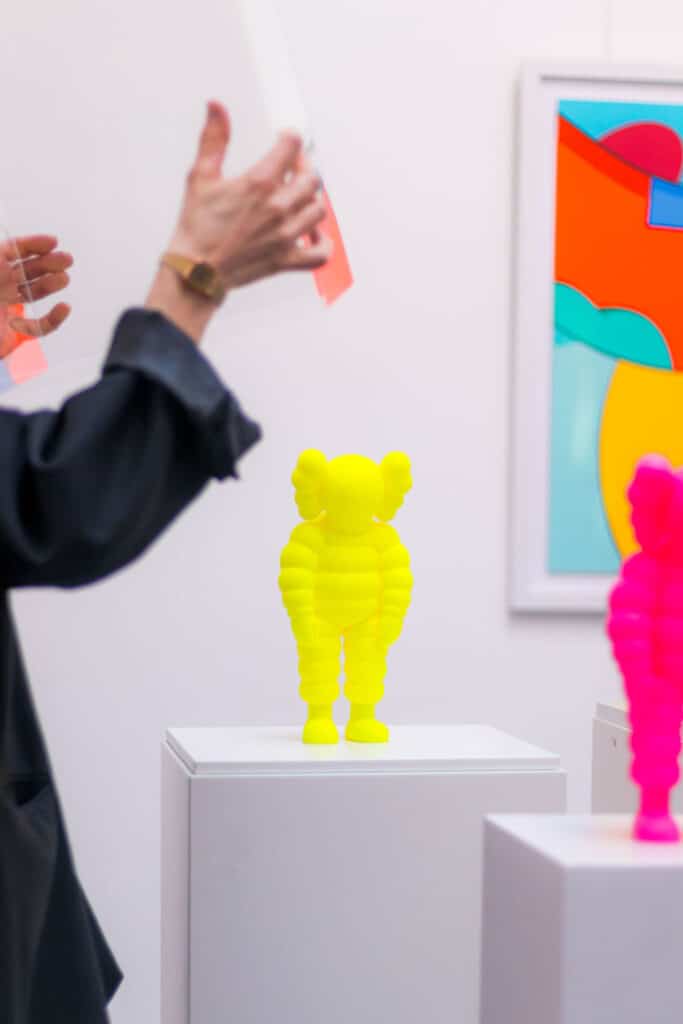 KAWS What Party – yellow