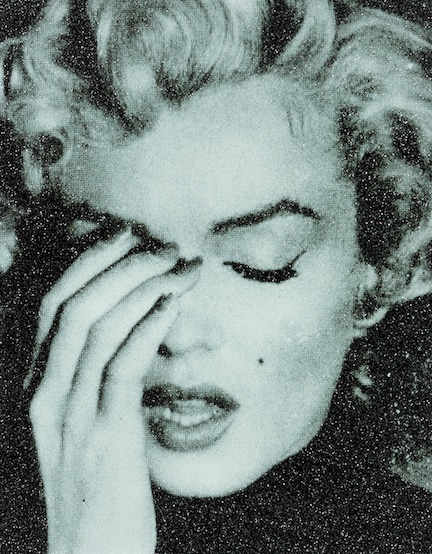 Marilyn Crying (diamond dust)