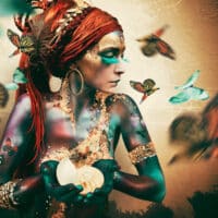Woman with Butterflies II