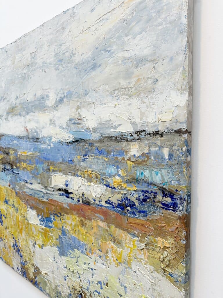 Yellow Flowers along a River - Yolanda Phillippens - De Kunsthuizen (3) Yellow Flowers along a River