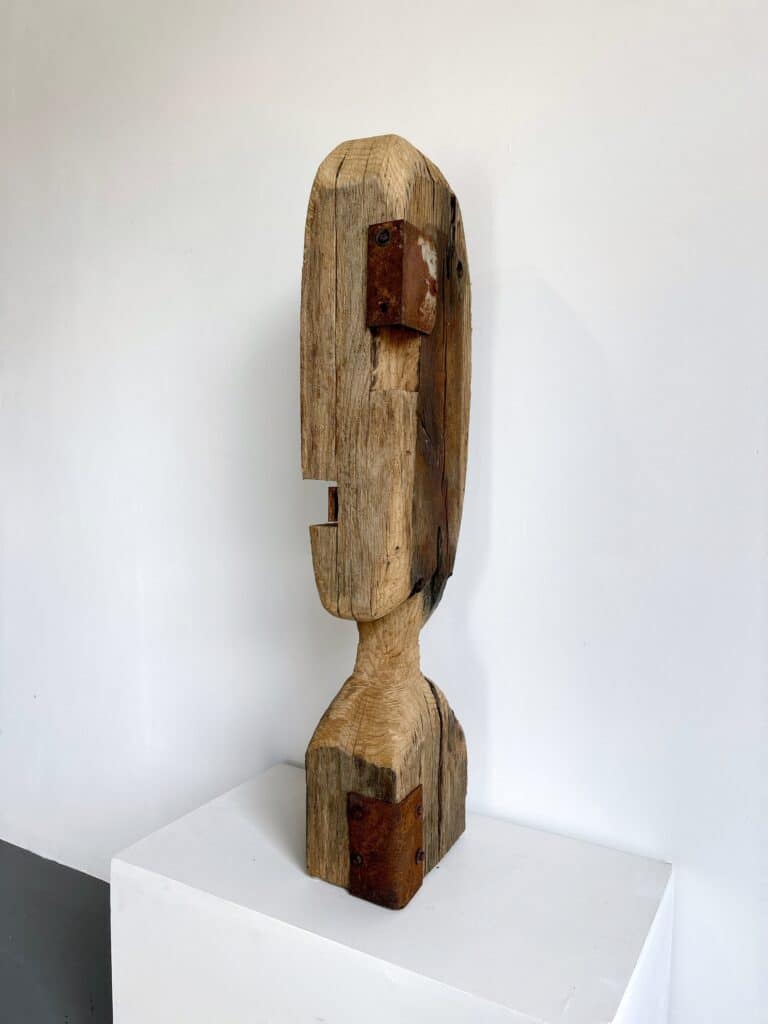 5146-2024 99x15x23cm Ancient Oak Sculpture - Mart Visser - De Kunsthuizen (2) 5146-2024