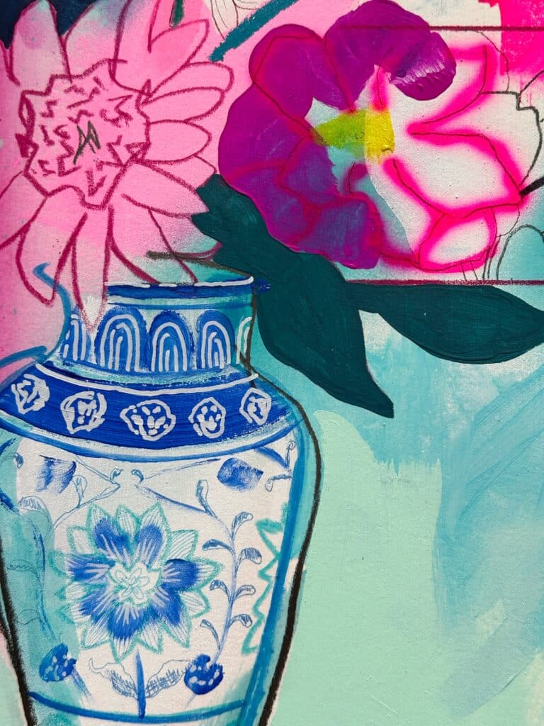 Vase in Bloom - Tim Fowler - 45x65cm - De Kunsthuizen (14) Vase in Bloom