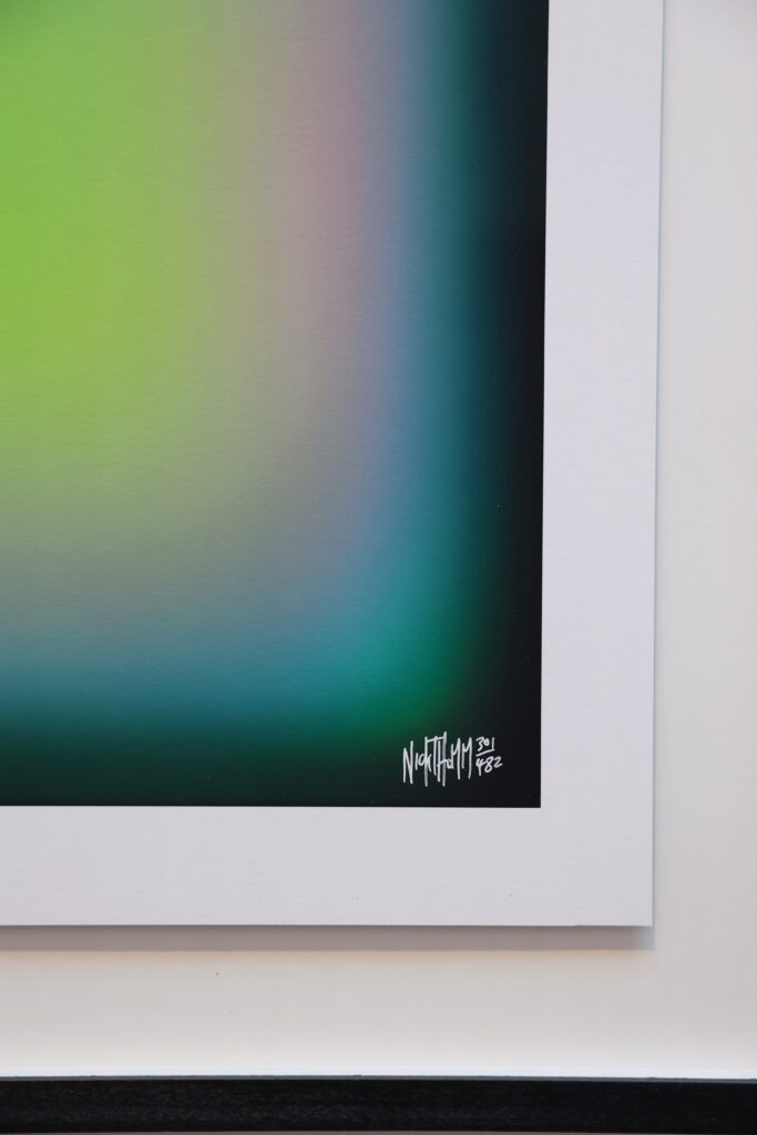 Nick Thomm Aether-Green Limited print 2025 80x100cm Signed and numbered Aether – Green
