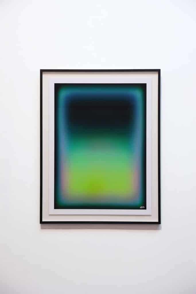 Nick Thomm Aether-Green Limited print 2025 80x100cm - Signed and numbered Aether – Green