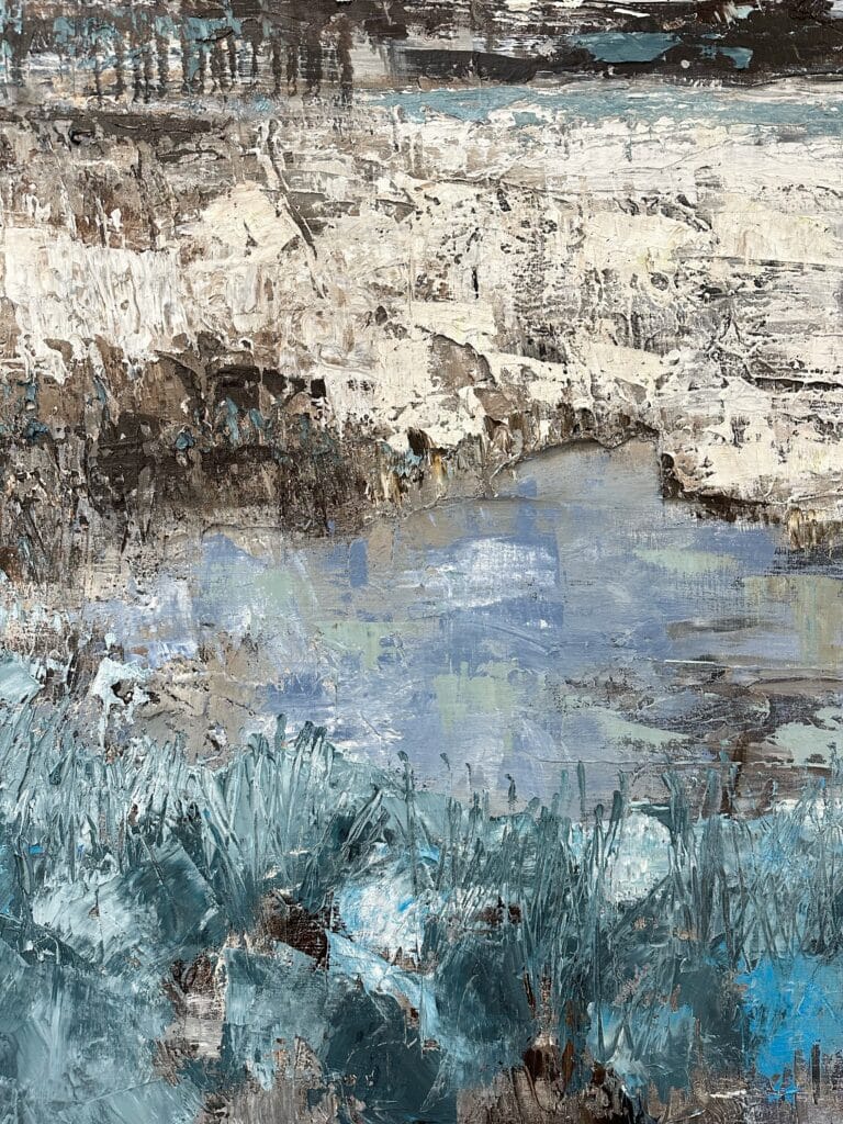 Blue flowers - Yolanda Philippens - De Kunsthuizen (1) Blue flowers