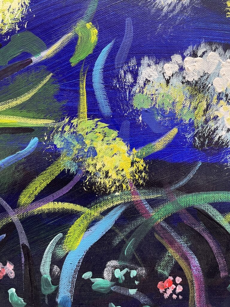Justus Donker Zeebloemen Tweeluik 3 - origineel - De Kunsthuizen 4 Zeebloemen tweeluik 3