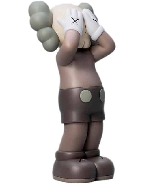 Kaws Holiday UK -Brown- Vinyl figure 2021 26x13x9cm Foto2 Kunsthuizen Holiday UK – Brown