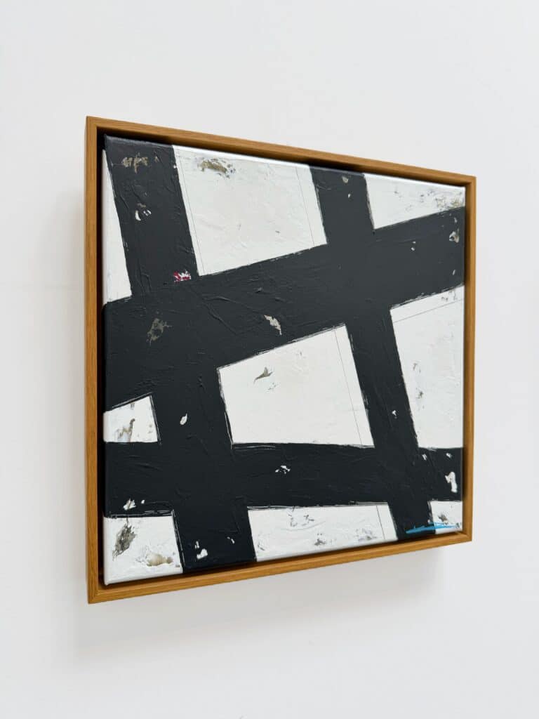 karin Boggild - Life, Interrupted X 40x40 cm 2026 - Kunsthuizen (2) Life, Interrupted X